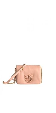 Pinko Bag Baby Love Click Puff Crossbody in Pink