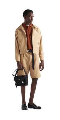 Prada Cotton Jacke Beige
