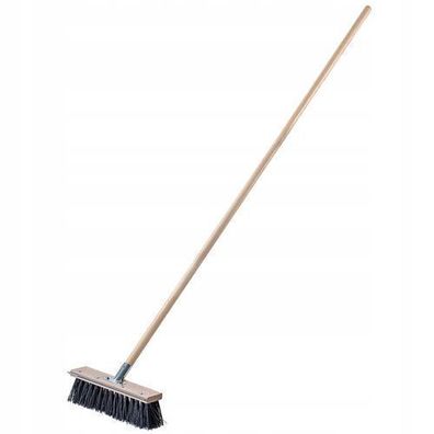 KADAX Straßenbesen mit Kratzkante, 2 in 1 Besen zum Fegen von Straßen, 30 cm