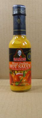 155gr West Indian Hot Sauce/Pfeffersosse von Baron aus St. Lucia