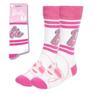 Barbie Socken Erwachsene 36-43 Baumwoll-Mix Bequeme Strümpfe