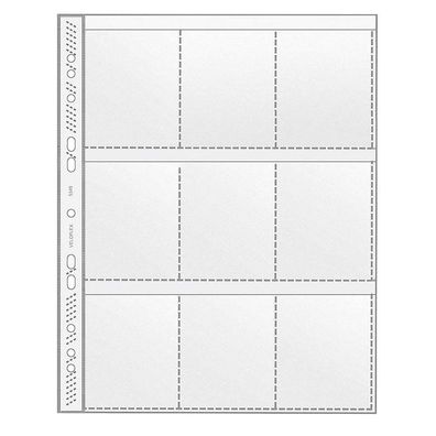 Veloflex 5349010 Sammelhülle - A4, 9-tlg., glasklar, 14 mym, 10 Stück