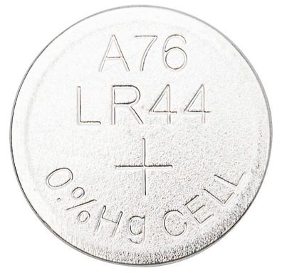 Q-Connect® KF14557 Knopfzellen-Batterie Alkali-Mangan LR44/A76 10er Pack