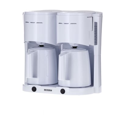 Severin KA 9314 Kaffeemaschine Duo 2in1 - weiß