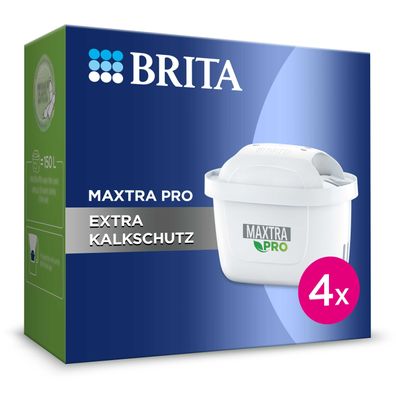 BRITA® 122188 Wasserfilter-Kartusche MAXTRA PRO extra Kalkschutz - 4er Pack