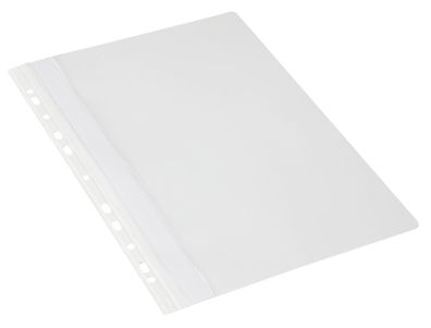 10x DONAU 1704001-09 Schnellhefter A4 Multilochung PVC weiß