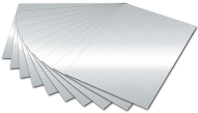 Folia 6161E Fotokarton - 50 x 70 cm, silber glänzend