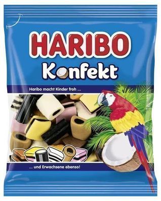 Haribo Lakritz Konfekt Gummibärchen 175 g