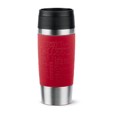 emsa N2020400 Travel Mug Isolierbecher Classic - 0,36 l, dunkelrot