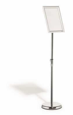 Durable 4798 23 Prospektständer - A4, mit Alu-Klapprahmen, 120,5 cm