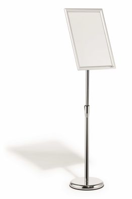 Durable 4799 23 Prospektständer - A3, mit Alu-Klapprahmen, 129 cm