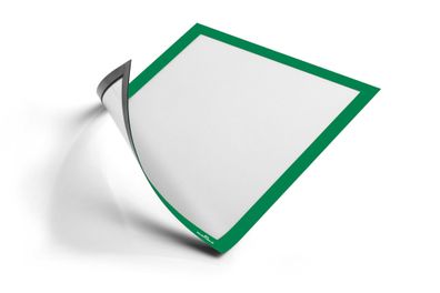 Durable 486905 Info-Rahmen DURAFRAME® Magnetic - A4, 236 x 323 mm, grün, 5er Pack