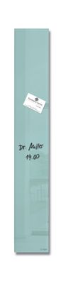 SIGEL GL123 Glas-Magnettafel Artverum - aquamarin, 12 x 78 cm