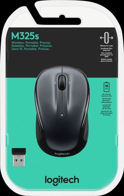 Logitech 910-006812 Wireless Mouse M325s - Dark Silver