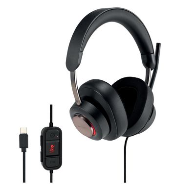Kensington® K83451WW Headset H2000 USB-C & USB-A Over-Ear schwarz