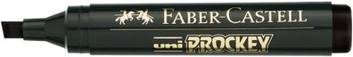 Faber-Castell 159099 Flipchartmarker UNI Prockey PM-126 wasserfest, schwarz 3-6mm Kei