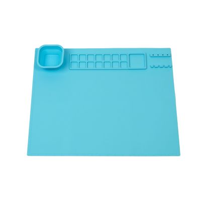 WEDO® 79504010 Malmatte Set - 50,5 x 40,3 cm, Silikon, hellblau