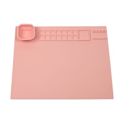 WEDO® 79504009 Malmatte Set - 50,5 x 40,3 cm, Silikon, rosa