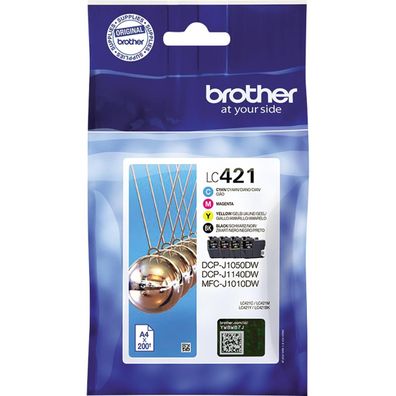Brother LC421VAL Original Brother Tintenpatrone MultiPack Bk, , , (LC-421VAL)