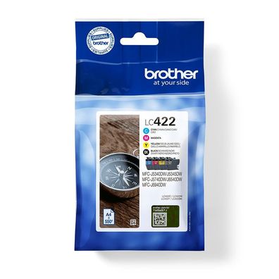 Brother LC422VALDR Original Tintenpatrone MultiPack Bk, , ,