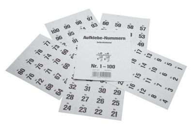 Wolf + Appenzeller 400501 Gewinnaufklebenummern 501-600