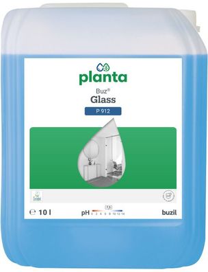 buzil 125791205 Glasreiniger Planta P912 - 10 Liter Kanister, ökologisch