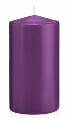 Wiedemann 618323.075 Stumpenkerze - 150 x 80 mm, mit ASF, brombeer