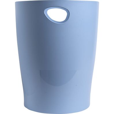 Exacompta 45309D BEE BLUE Papierkorb ECOBIN - 15 l, hellblau