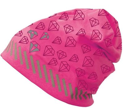 Roth 89321 Mütze ReflActions Diamant - pink