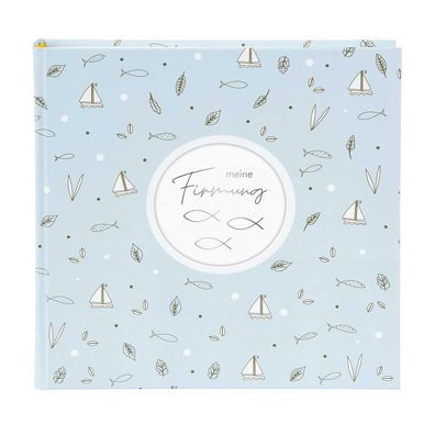 Goldbuch 03 1990 Firmungsalbum Creditis - 25 x 25 cm, pastellblau