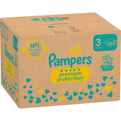 Pampers® 8006540705575 Windeln Monatsbox premium protection™ Größe Gr.3 (6-10 kg) für