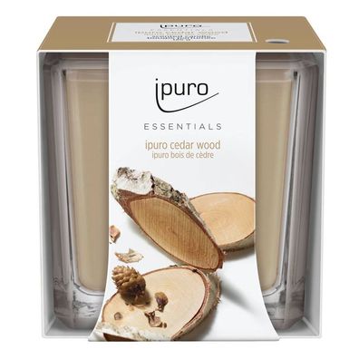 ipuro IFC2205 ipuro Duftkerze Cedar Wood beige Zedernholz