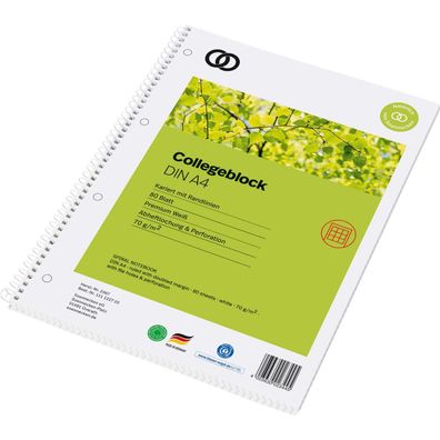Soennecken Collegeblock oeco 2367 RC A4 80Blatt kariert