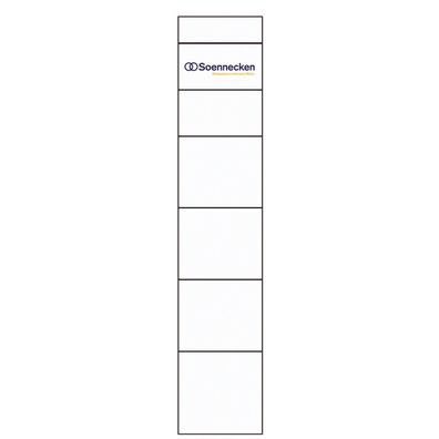 Soennecken Einsteckrückenschild 3348 30x190mm weiß 10 St./Pack