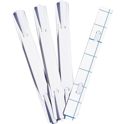 Heftstreifen 2x15cm selbstklebend weiß 10 St./Pack