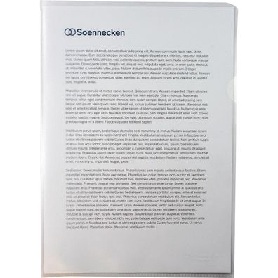 Soennecken Sichthülle 1609 DIN A4 PP transparent 50 St./Pack
