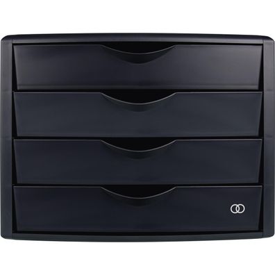 Soennecken Schubladenbox oeco 1614 schwarz