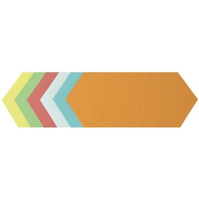 Soennecken Moderationskarte Rhombus 4881 95x205cm sort. 250 St./Pack