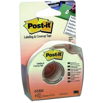 Post-it Korrekturband 658H 254mmx18m 8zeilig weiß