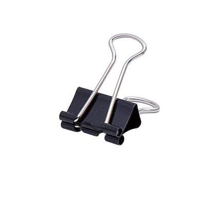 Soennecken Foldbackklemmer 1563 19x7mm schwarz 12 St./Pack