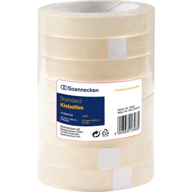 Soennecken Klebefilm 5848 19mmx66m transparent 8 St./Pack