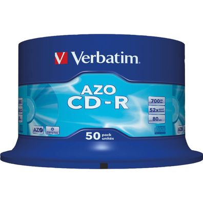 Verbatim CD-R 43343 52x 700MB 80Min. Spindel 50 St./Pack