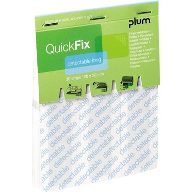 QuickFix Fingerverbände Refill 5509 Detectable Long 30 St./Pack