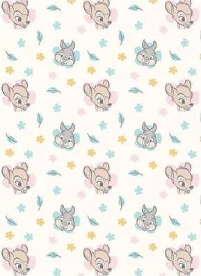 Disney Bambi Flauschdecke Schmusedecke Kuscheldecke 110 x 150 cm