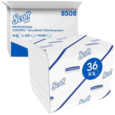 Scott Toilettenpapier 8508 2lagig 186x117cm ws 36x220 Bl./Pack