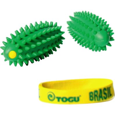 TOGU Ergonomiehandtrainer Brasil 470636 11x5cm grün 2St./Pack