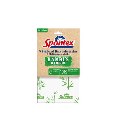 Spontex Allzwecktuch Bambus 19900210 5St