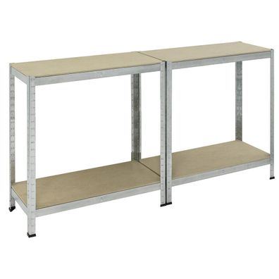 pro-bau-tec Schwerlastregal 10068 150x75x30cm 4Böden 100kg
