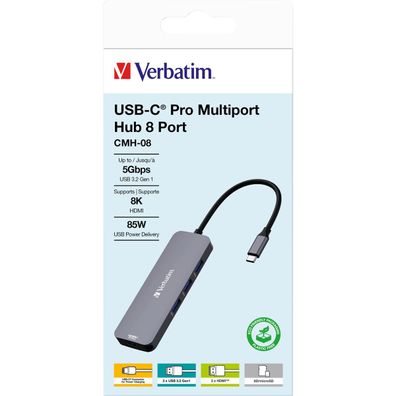 Verbatim USB-C Hub 32151 8Ports