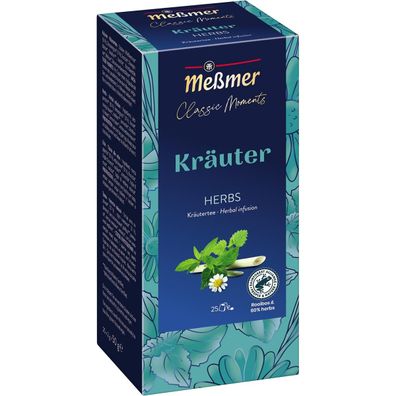 Meßmer Tee Classic Moments 106725 Kräuter 25St